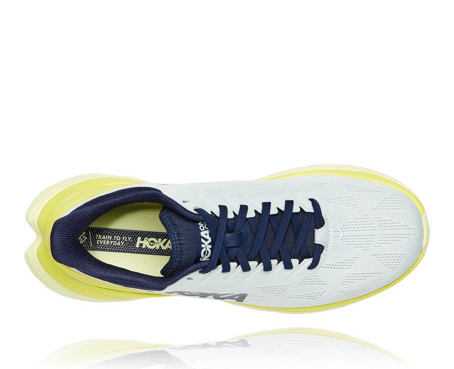 Hoka One One Koşu Ayakkabısı Erkek Beyaz - Mach 4 - KW6745130